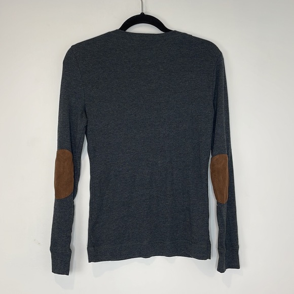Lauren Ralph Lauren grey long sleeve shirt size medium - Picture 4 of 6